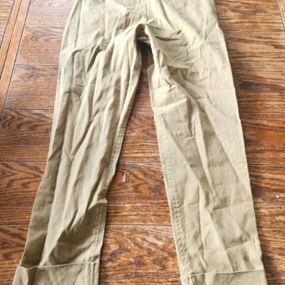 Peruvian Connection | Ventura Linen Blend Cuffed Trousers sz 2 - Picture 4 of 4